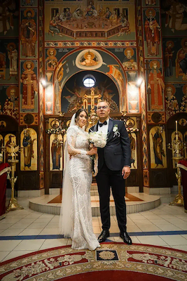 Par sa konjem - nesvakidašnja svadbena scena