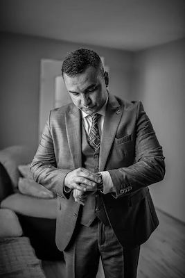 Muški portret na svadbi - Aleksandar Ničić fotograf